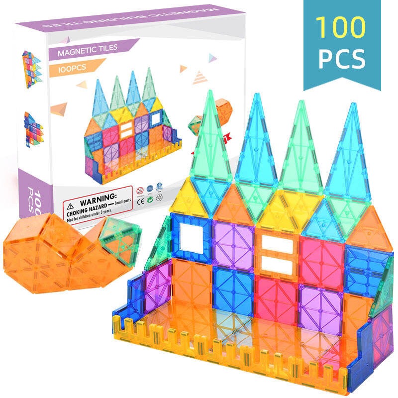 Blocs de Construction Magnétiques Maison jouets 100PCS jouets