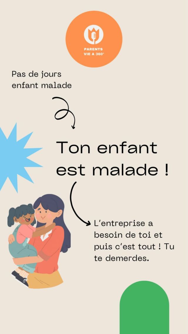 Hello chers (futurs) parents !

Petit réel sur ce sentiment que j’ai eu lorsque j’ai appris à l’époque malgré moi qu’il il y a encore des entreprises  en France qui ne proposent pas de jours de congés enfant malade ! Bien évidemment lors des entretiens d’embauche, personne ne te le dit… 

✨Les entreprises qui ne proposent pas de jours enfant malade créent des difficultés pour les parents qui travaillent. Lorsqu’un enfant tombe malade, il peut être difficile pour les parents de prendre soin de leur enfant tout en se rendant au travail. Si une entreprise n’offre pas de congés payés pour les parents qui doivent prendre soin de leur enfant malade, cela peut entraîner des problèmes financiers pour la famille.

✨Les entreprises qui proposent des jours enfant malade offrent un avantage compétitif en matière de recrutement et de rétention des travailleurs. En offrant un soutien aux parents qui doivent prendre soin de leur enfant malade, les entreprises peuvent améliorer la satisfaction des travailleurs et augmenter la loyauté des employés. De plus, cela peut également améliorer la productivité et la santé globale des travailleurs, ce qui peut avoir des avantages à long terme pour l’entreprise.

Et toi, quels sont les avantages que proposent ton entreprise ? Dis-moi en commentaires 😉

#congéenfantmalade #congéparental #conciliationtravailfamille #travailparental #droitstravailleurs #protectionfamille #politiquesociale #santéenfant #santéfamille #familletravail #parentalitéaujourdhui #parentalitépositive #mamantravaille #papatravaille #équilibrevieprovieperso #parentsconsciencieux #parentsengagés #égalitéhommesfemmes #myfamily #instakid #childrenof_instagram #happiness #mykids #life #instagood #instakids #children #mylife #kids #childrenigers